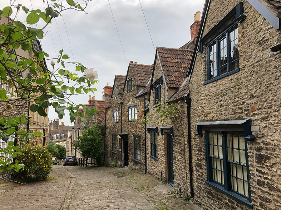 Photo of Frome's Gentle Street held by Frome Heritage Museum, sometimes called Frome Museum